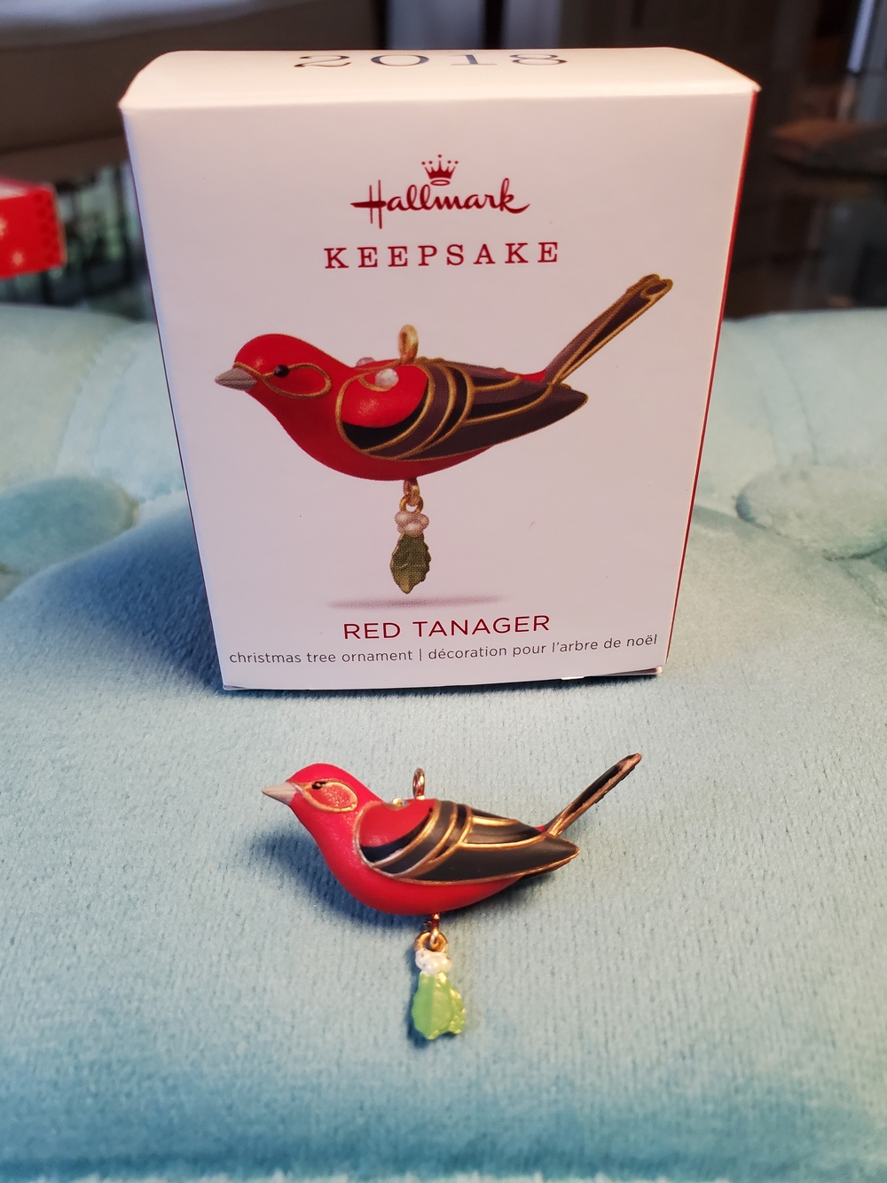 Hallmark Keepsake 2018 Mini Red Tanager Beauty of Birds Series
